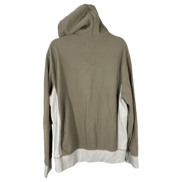 Todd Snyder Champion Colorblock Two Tone Hoodie Sweatshirt Men's Size XL - Picture 3 of 4